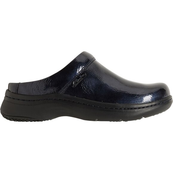 NEW Clarks Pro Clogs - Leather, Wide Width For Women in navy 253 - Picture 1 of 5